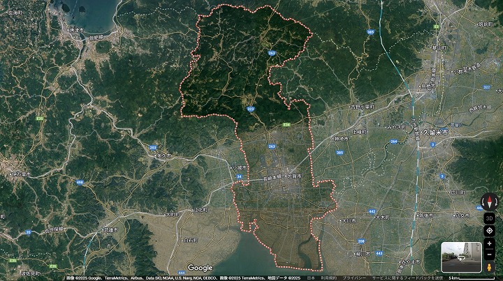 佐賀市の地図