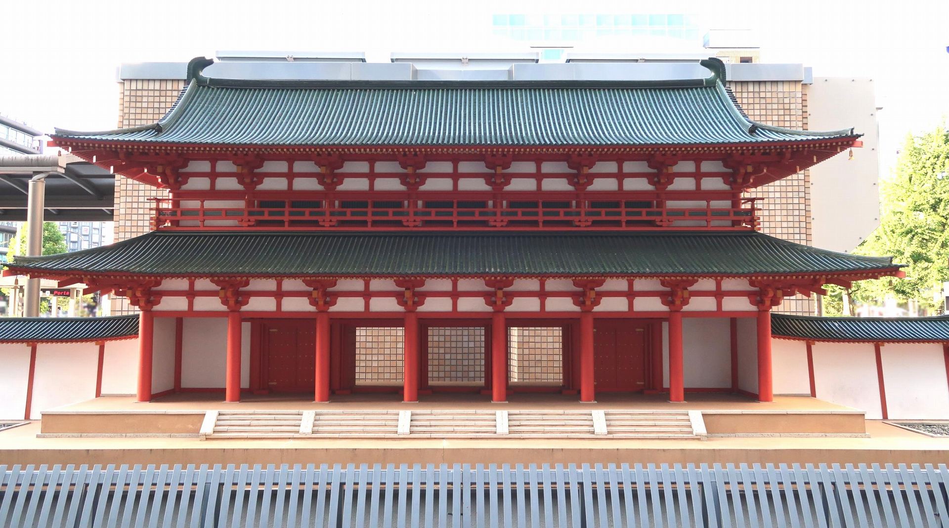 平安京 羅城門復元模型の写真