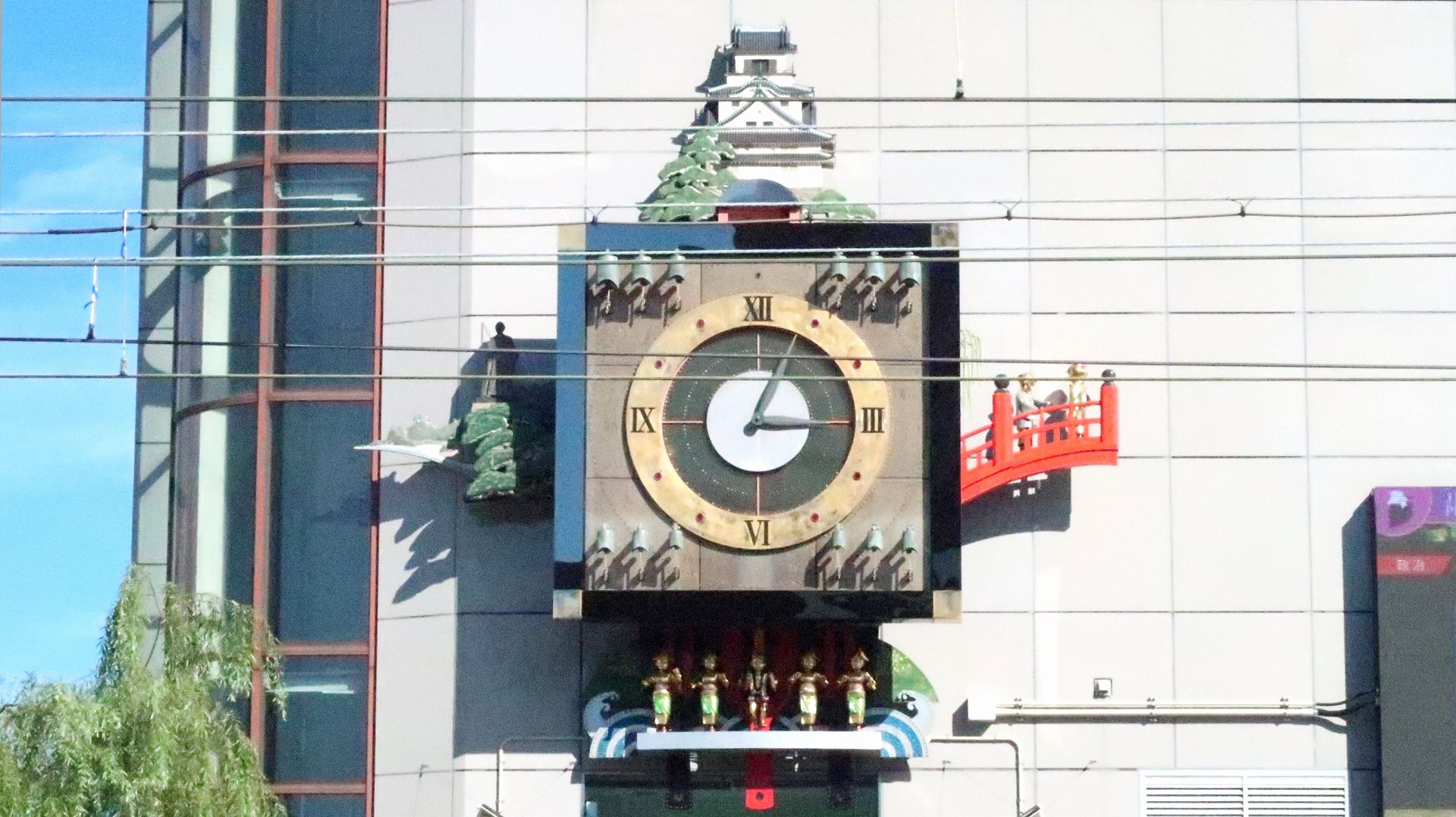 はりまや橋 からくり時計の写真